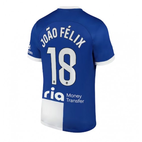 Atletico Madrid Joao Felix #18 Bortedrakt 2023-24 Kortermet Atletico Madrid Joao Felix #18 Bortedrakt 2023-24 Kortermet